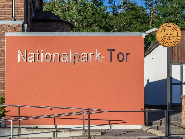 Nationalpark-Tor im Bahnhof